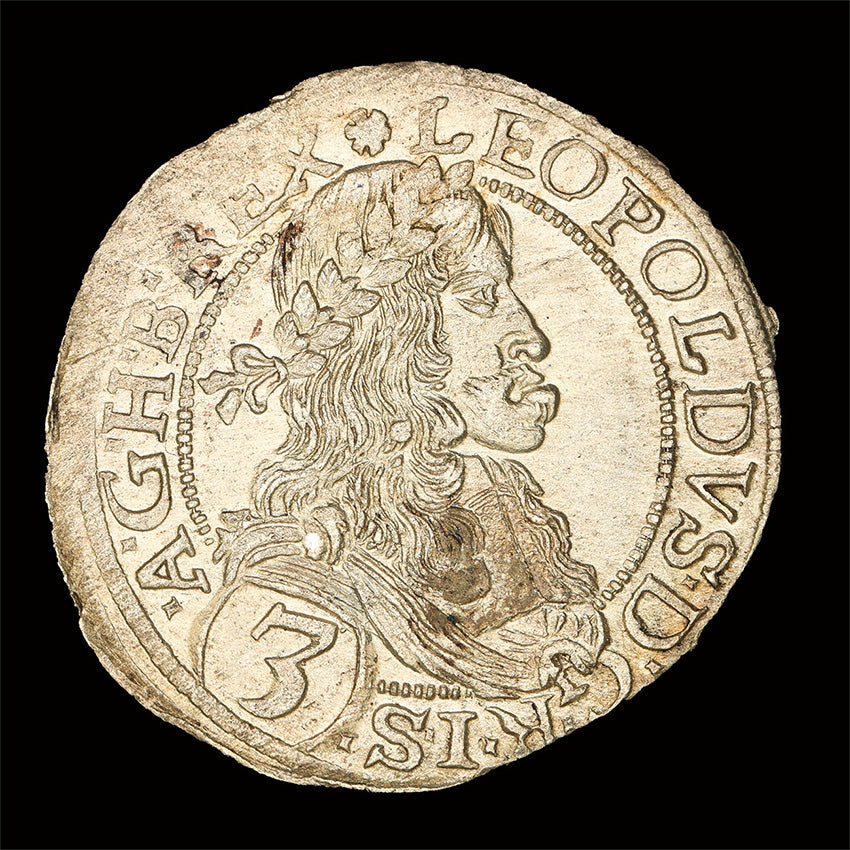 Leopold I. - 3 grajciar 1670 Viedeň
