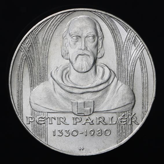 100 Kčs/1980 - Petr Parléř - 650. výročie narodenia