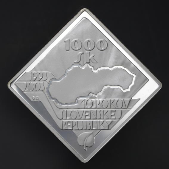 1000 Sk/2003 - Slovenská republika - 10. výročie vzniku