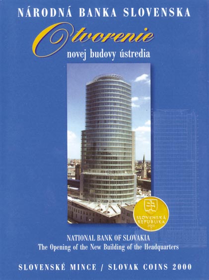 Sada mincí Slovenskej republiky 2000 - NBS Otvorenie novej budovy ústredia