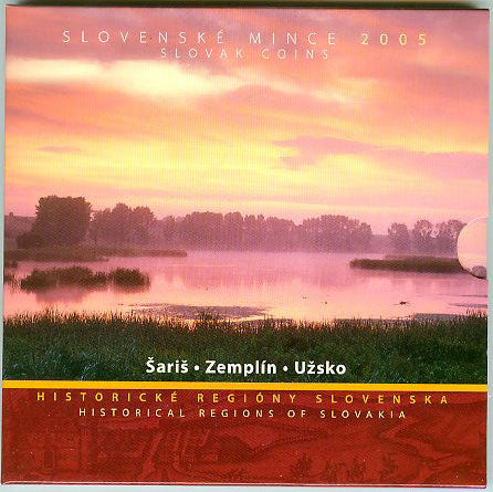 Sada mincí Slovenskej republiky 2005 - Historické regióny Slovenska