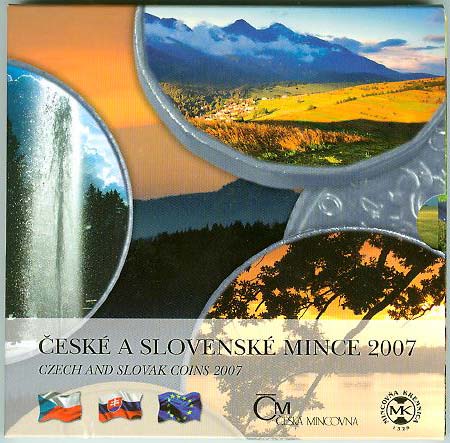 Sada mincí České a Slovenské mince 2007