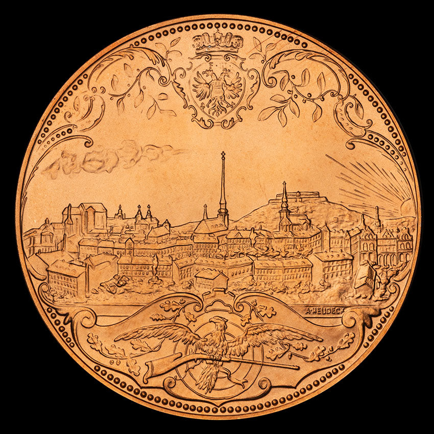 IV. Rakúske spolkové strelby Brno-Brünn 1892 - medená replika