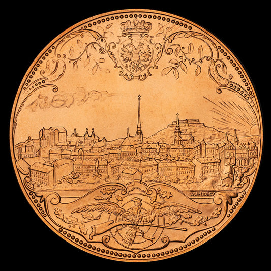 IV. Rakúske spolkové strelby Brno-Brünn 1892 - medená replika