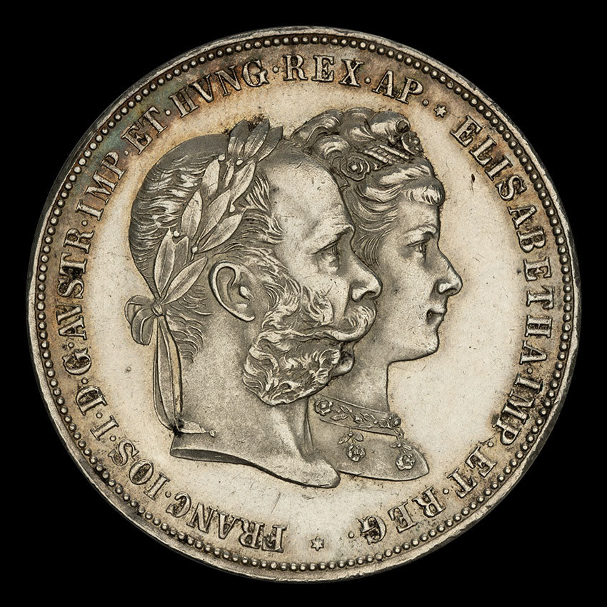 František Jozef I. - 2 zlatník 1879 - svadobný