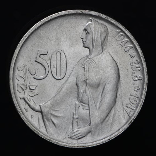 50 Kčs/1947 - SNP - 3. výročie