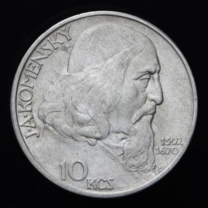 10 Kčs/1957 - J. A. Komenský