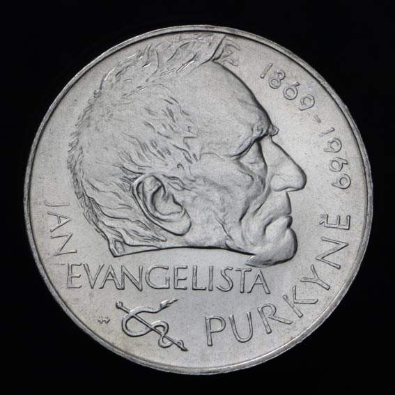 25 Kčs/1969 - J. E. Purkyňe - 100. výročie úmrtia