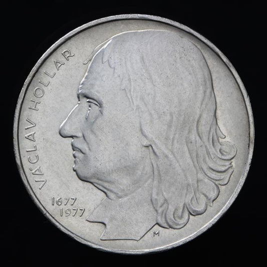 100 Kčs/1977 - Václav Hollar - 300. výročie úmrtia
