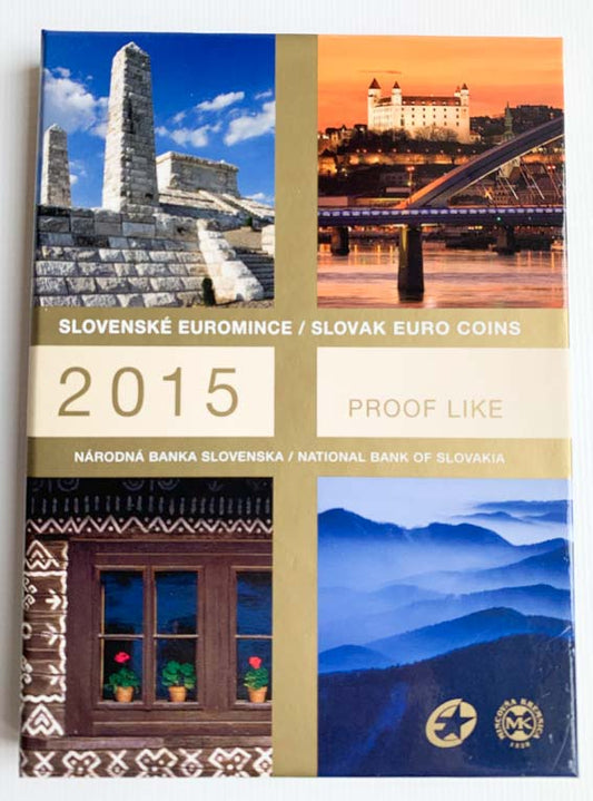 Sada mincí Slovenskej republiky 2015 - Slovenské euromince Proof Like