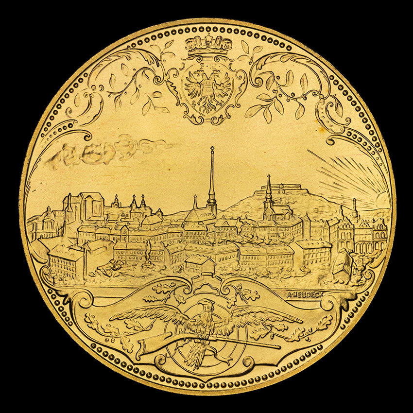 IV. Rakúske spolkové strelby Brno-Brünn 1892 - mosadzná replika