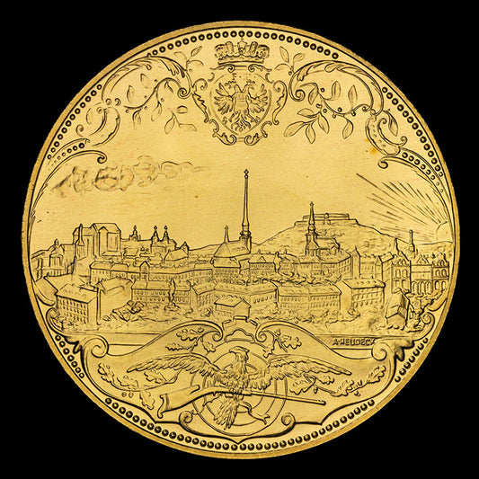 IV. Rakúske spolkové strelby Brno-Brünn 1892 - mosadzná replika