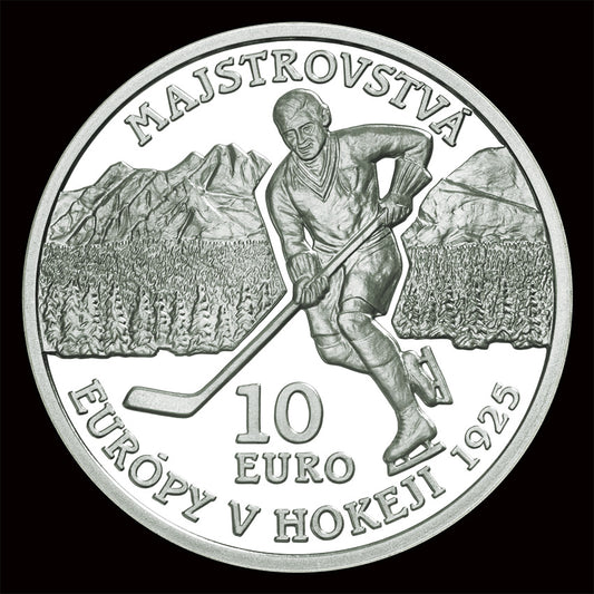 10 EURO/2025 - Majstrovstvá Európy v hokeji - 100. výročie prvého medzinárodného športového turnaja na území SR